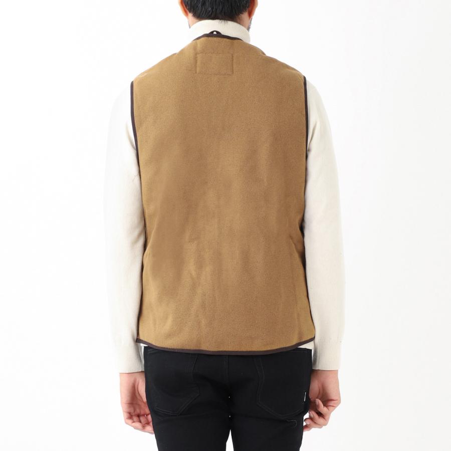 kevin Barbour フリースベスト ブラウン　36 Barbour BARBOUR バブアー ベスト WARM PILE WAISTCOAT ZIP-IN
