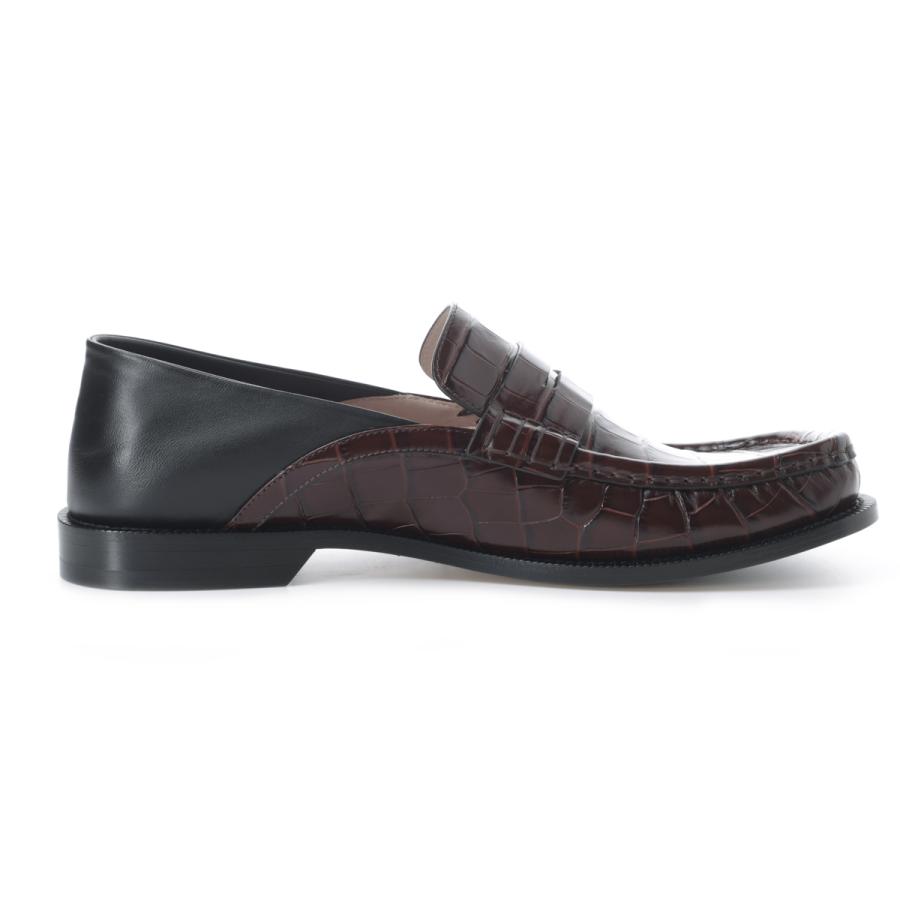 ロエベ LOEWE ローファー CAMPO FLAP BACK LOAFER カンポ フラップバック 大きいサイズあり ブラウン メンズ mlsc290x01-2999の画像