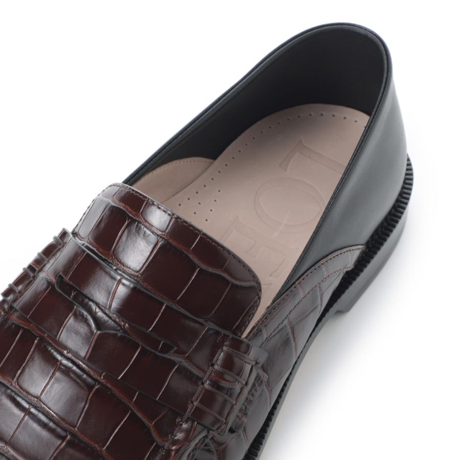 ロエベ LOEWE ローファー CAMPO FLAP BACK LOAFER カンポ フラップバック 大きいサイズあり ブラウン メンズ mlsc290x01-2999の画像