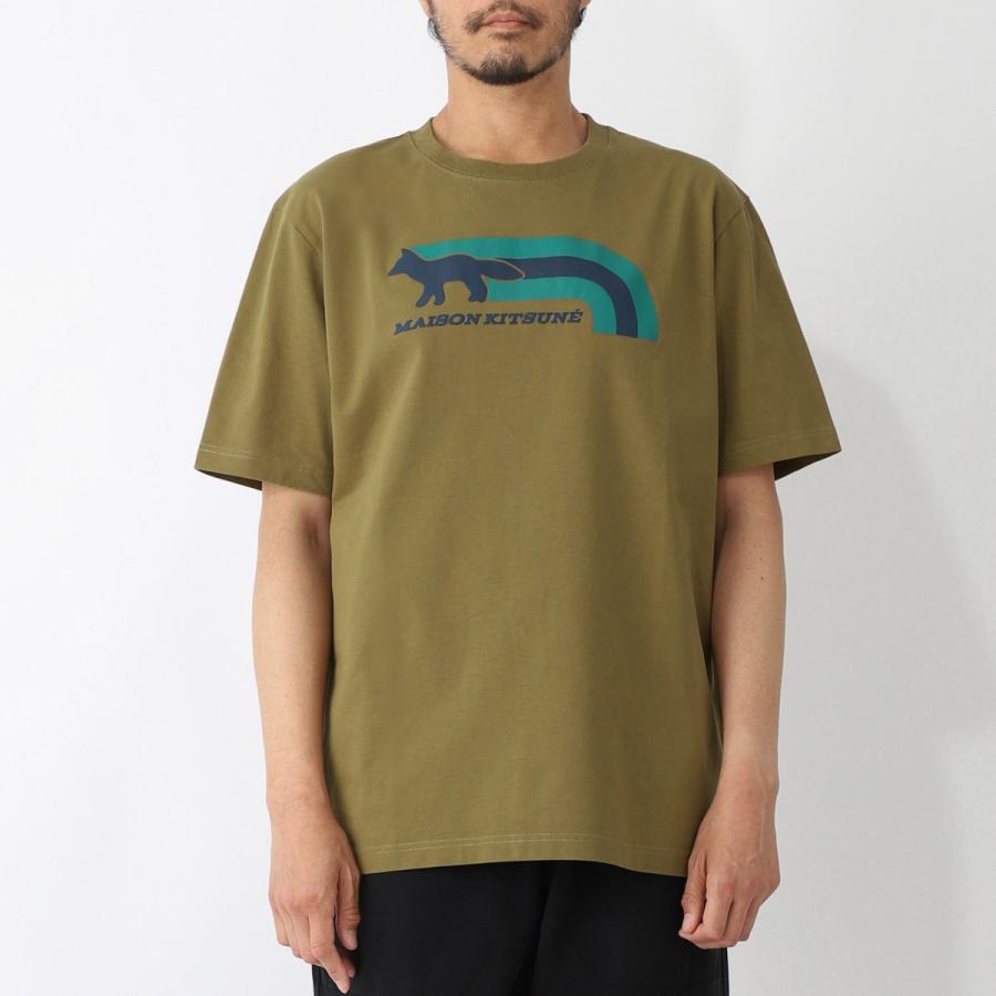 MAISON KITSUNE（メゾン キツネ） クルーネックTシャツ FLASH FOX