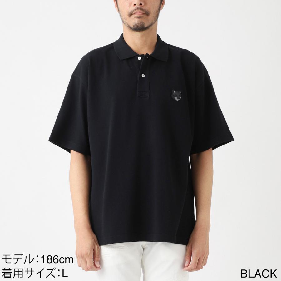 MAISON KITSUNE メゾンキツネ ポロシャツ BOLD FOX HEAD PATCH MAISON KITSUNE メゾンキツネ ポロシャツ BOLD FOX HEAD PATCH