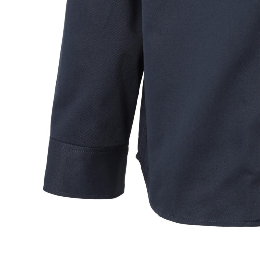 メゾンキツネ MAISON KITSUNE シャツジャケット メンズ mm00401ww0078-p492-deepnavyの画像