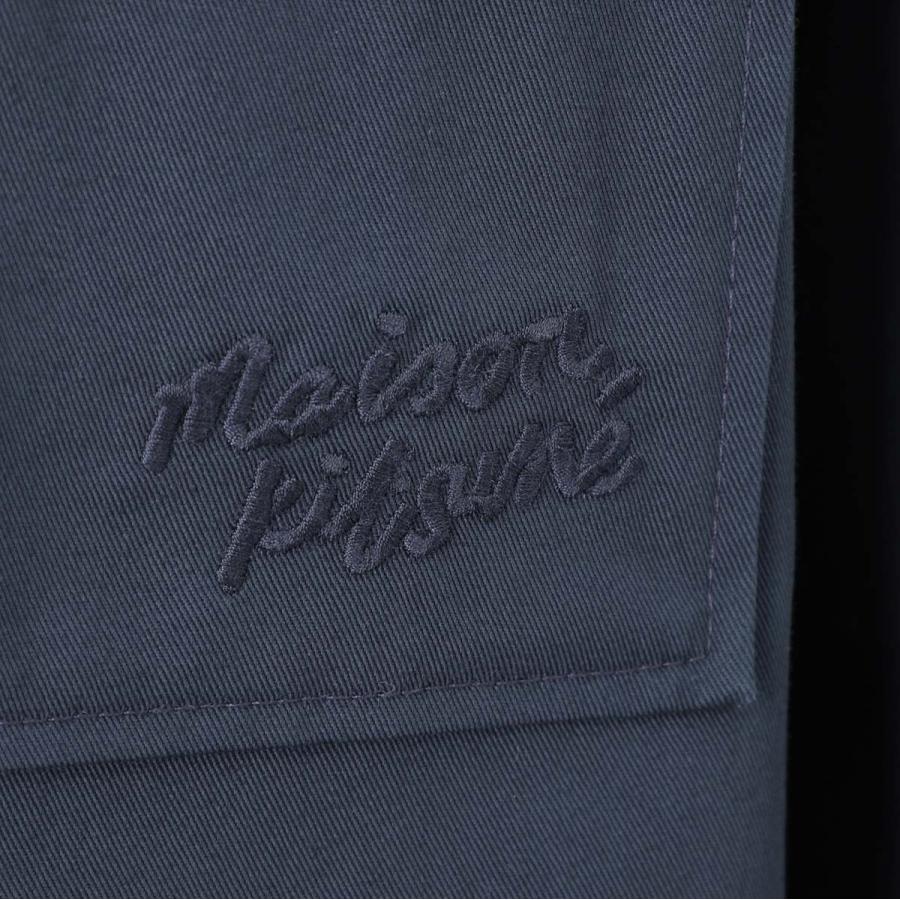 メゾンキツネ MAISON KITSUNE シャツジャケット メンズ mm00401ww0078-p492-deepnavyの画像