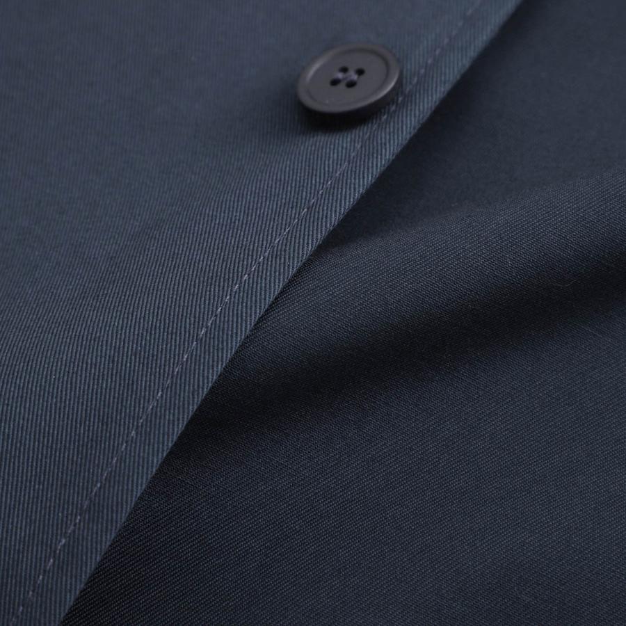 メゾンキツネ MAISON KITSUNE シャツジャケット メンズ mm00401ww0078-p492-deepnavyの画像