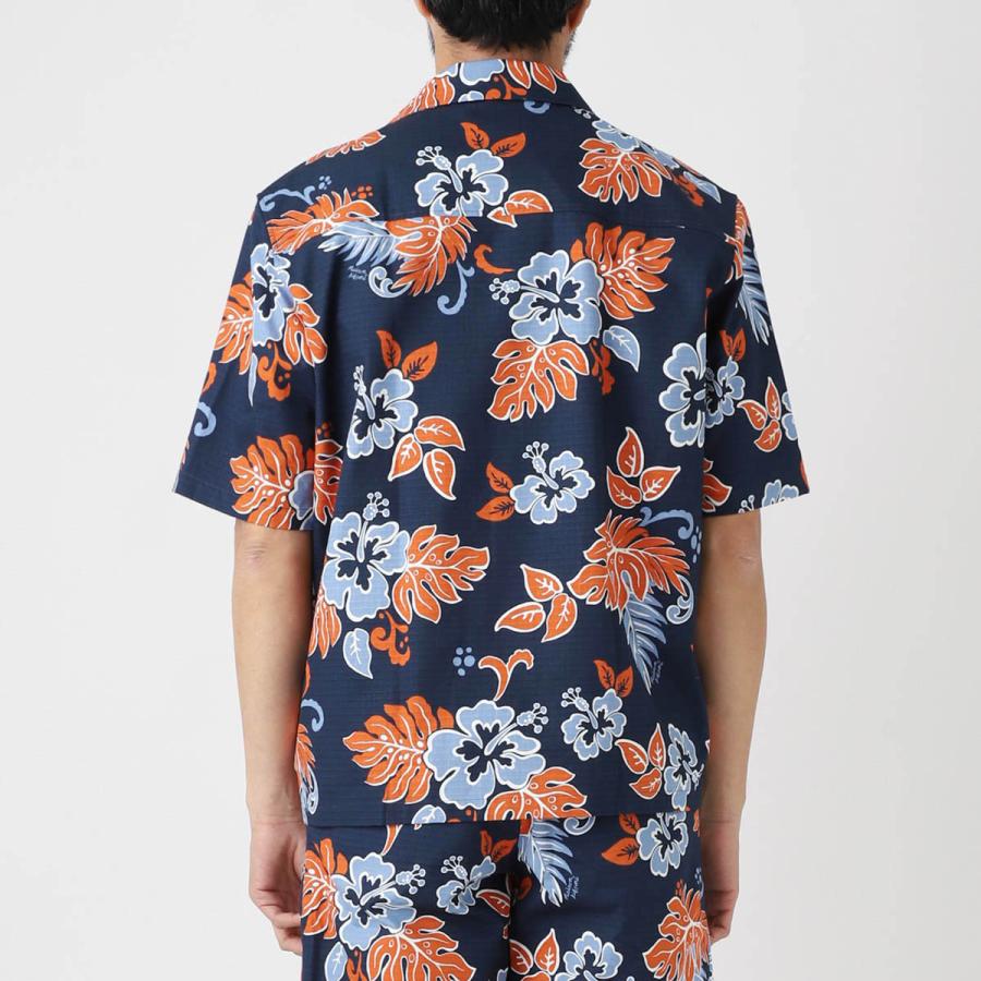 maison de R メゾンドアール　コンパクト半袖シャツ MAISON KITSUNE（メゾン キツネ） 半袖シャツ RESORT SHIRT 半袖