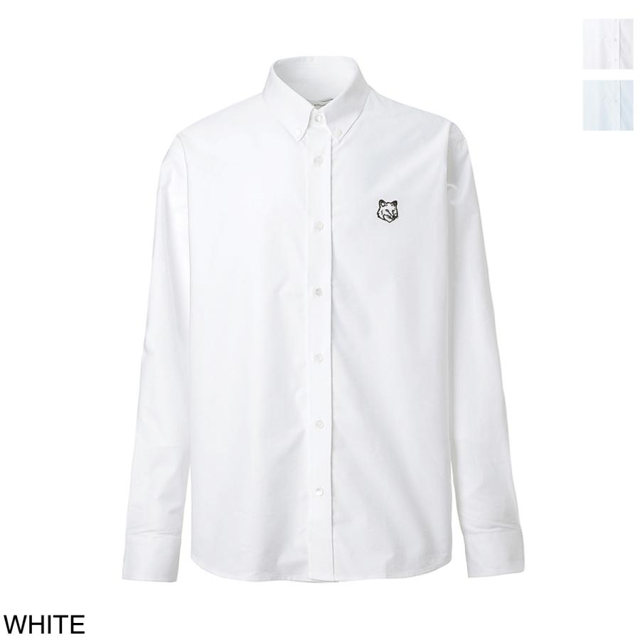 MAISON KITSUNE メゾンキツネ 長袖レギュラーカラーシャツ MAISON KITSUNE メゾンキツネ 長袖レギュラーカラーシャツ