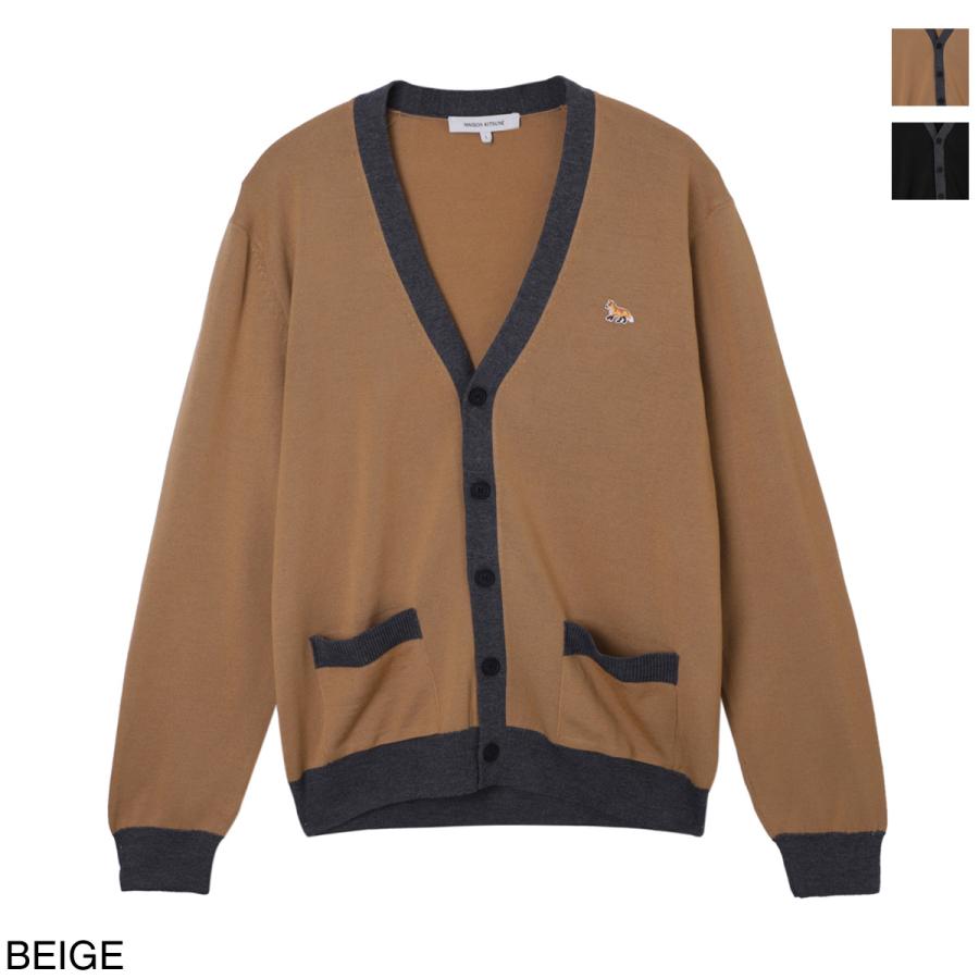 メゾンキツネ　Ｖネックカーディガン MAISON KITSUNE メゾンキツネ Vネック カーディガン BABY FOX