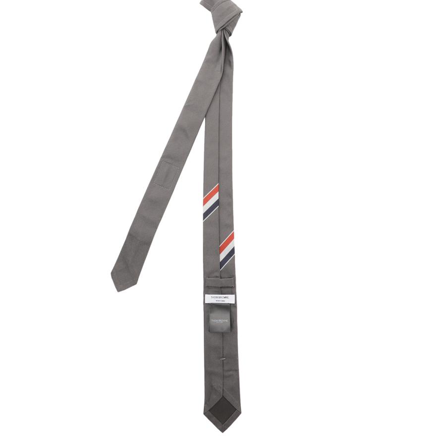 THOM BROWNE トムブラウン BROWNE. ネクタイ グレー メンズ