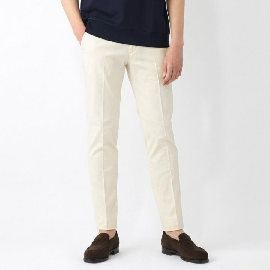 ベルウィッチ BERWICH ノープリーツスラックス TWILL COTTON STRETCH