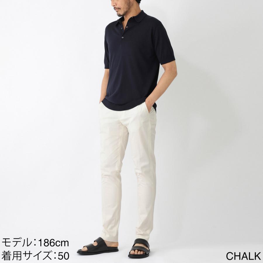 ベルウィッチ BERWICH ノープリーツスラックス TWILL COTTON STRETCH