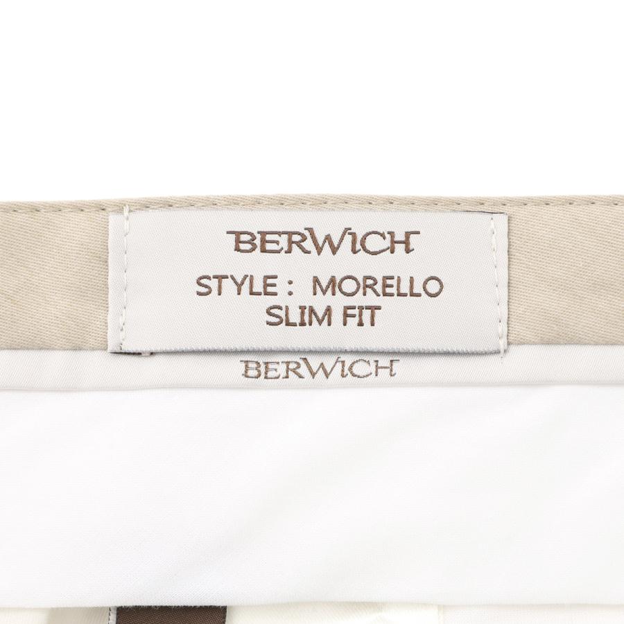 BERWICH（ベルウィッチ） ノープリーツスラックス MORELLO TWILL