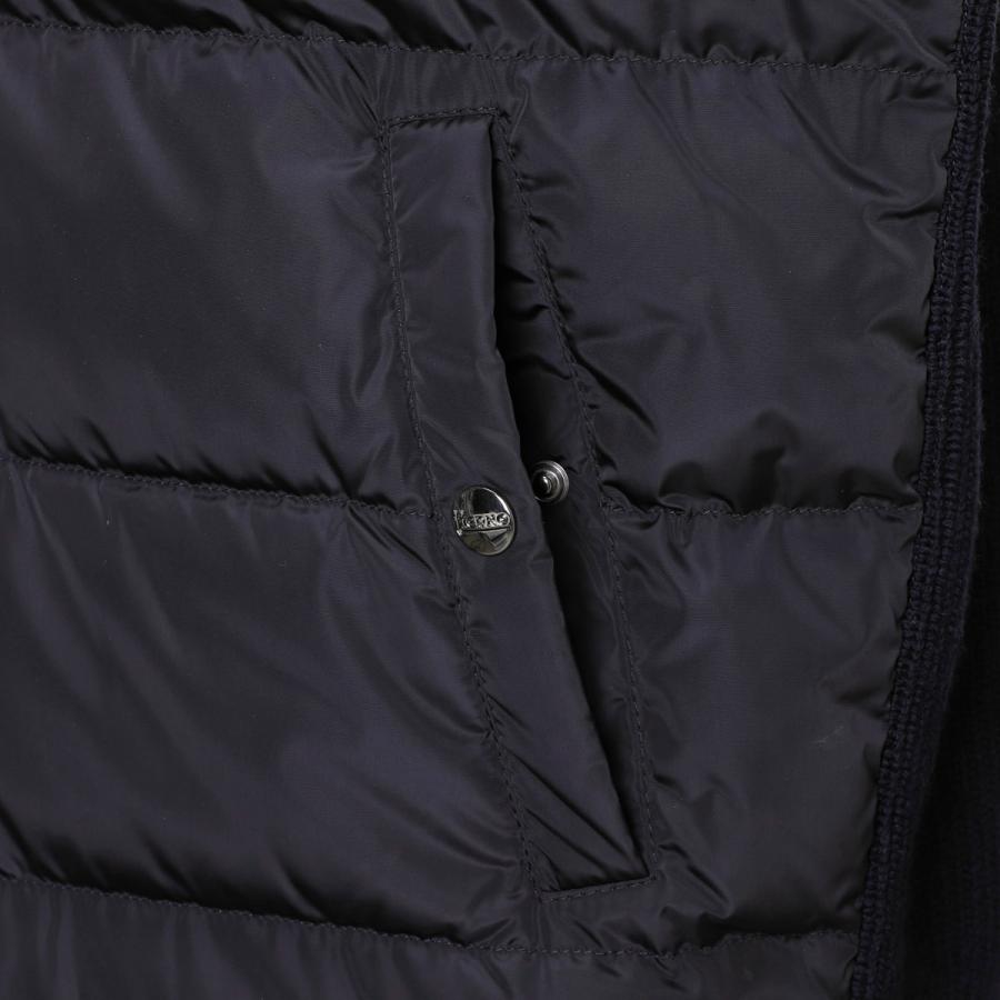 HERNO（ヘルノ） ダウン切り替え ニットベスト 大きいサイズあり