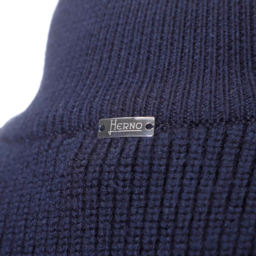 HERNO（ヘルノ） ダウン切り替え ニットベスト 大きいサイズあり