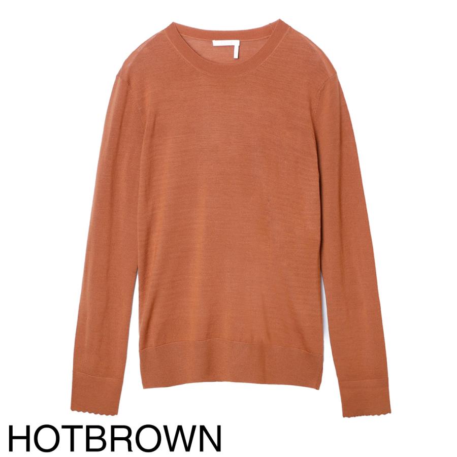 Chloe クロエ クルーネック ニット レディース chc22wmp02660-107 