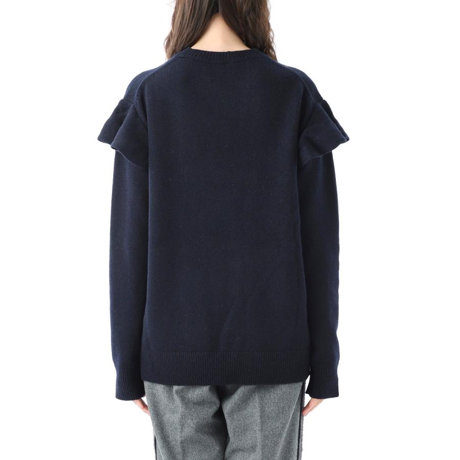 Chloe クロエ クルーネックニット プルオーバー ブルー レディース 