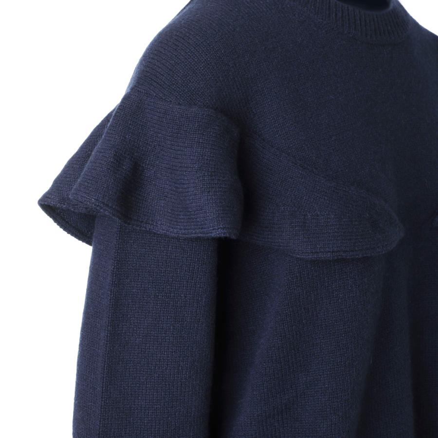 Chloeネイビー Vネックセーター　48 Chloé V Neck Fitted Sweater In a Merino Wool Knit | Chloé US