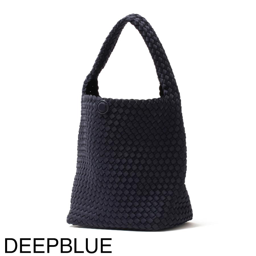 【MARREA】マレア　ハンドバッグ　ミニショルダーバッグ　ネイビー マレア バッグ MARREA バケット BUCKET メッシュ ネオプレン 編み込み