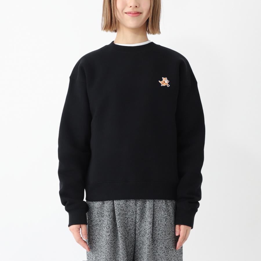 メゾンキツネ MAISON KITSUNE スウェットシャツ SPEEDY FOX PATCH