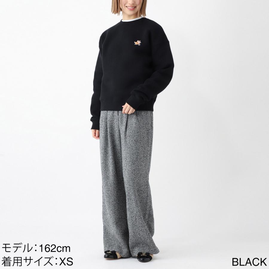 A*T様 MAISON KITSUNÉ ブラック スウェット XS メゾンキツネ MAISON KITSUNE スウェットシャツ SPEEDY FOX PATCH