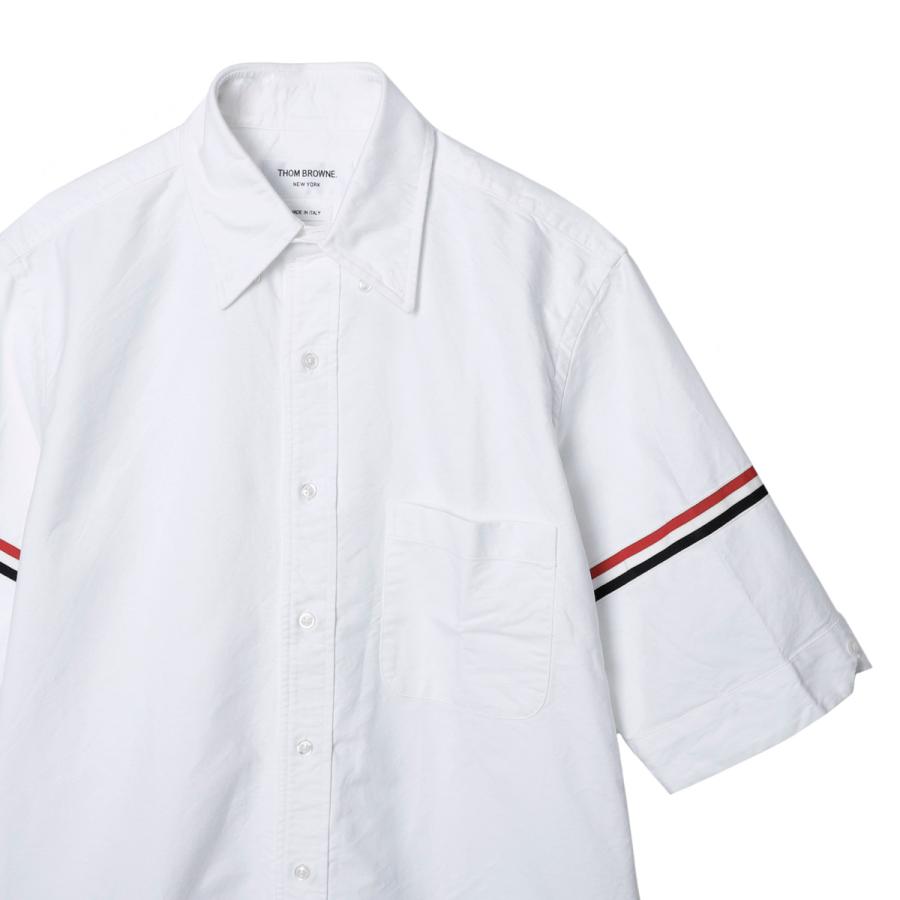 THOM BROWNE トムブラウン BROWNE. ボタンダウン 半袖シャツ
