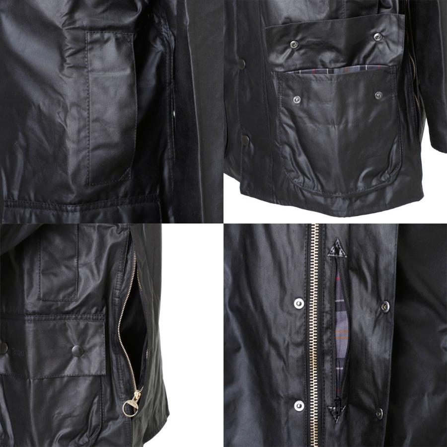 バブアー Barbour ワックスコーティング ジャケット BEAUFORT WAXED COTTON メンズ mwx0017bk91-blackの画像
