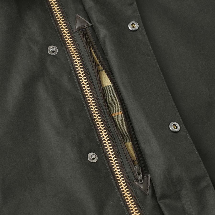 バブアー Barbour ワックスコーティング ジャケット TRANSPORT OVERSIZED WAXED JACKET コーチジャケット メンズ mwx1678sg91-sageの画像
