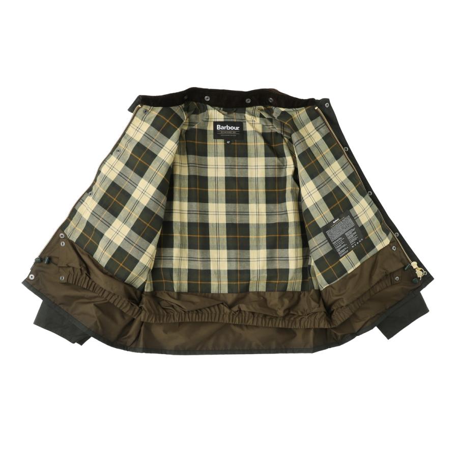 バブアー Barbour ワックスコーティング ジャケット TRANSPORT OVERSIZED WAXED JACKET コーチジャケット メンズ mwx1678sg91-sageの画像