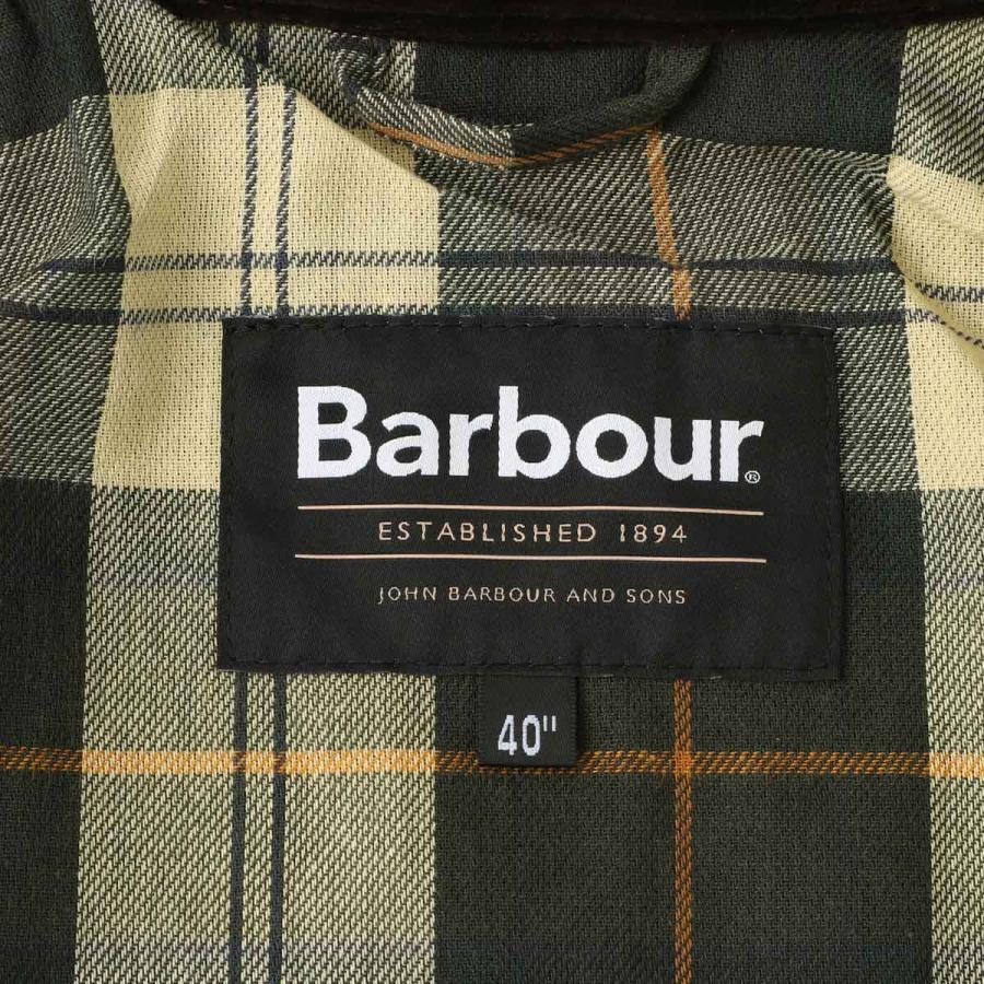 バブアー Barbour ワックスコーティング ジャケット TRANSPORT OVERSIZED WAXED JACKET コーチジャケット メンズ mwx1678sg91-sageの画像