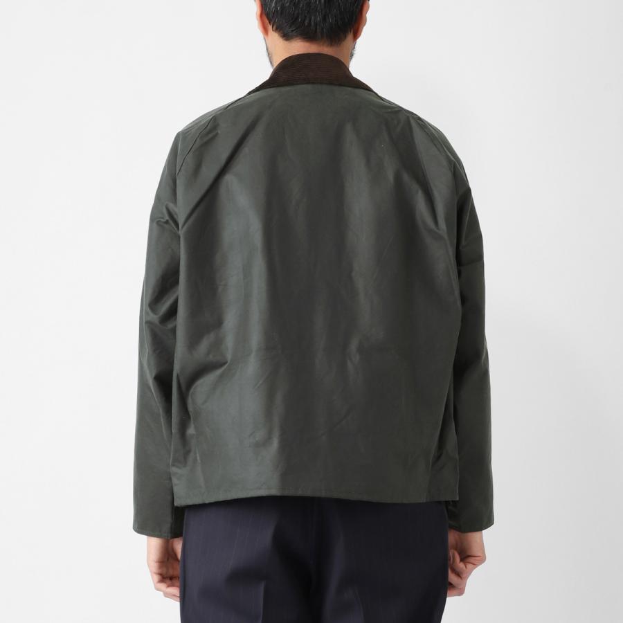 バブアー Barbour ワックスコーティング ジャケット TRANSPORT OVERSIZED WAXED JACKET コーチジャケット メンズ mwx1678sg91-sageの画像