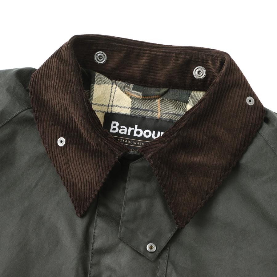 バブアー Barbour ワックスコーティング ジャケット TRANSPORT OVERSIZED WAXED JACKET コーチジャケット メンズ mwx1678sg91-sageの画像