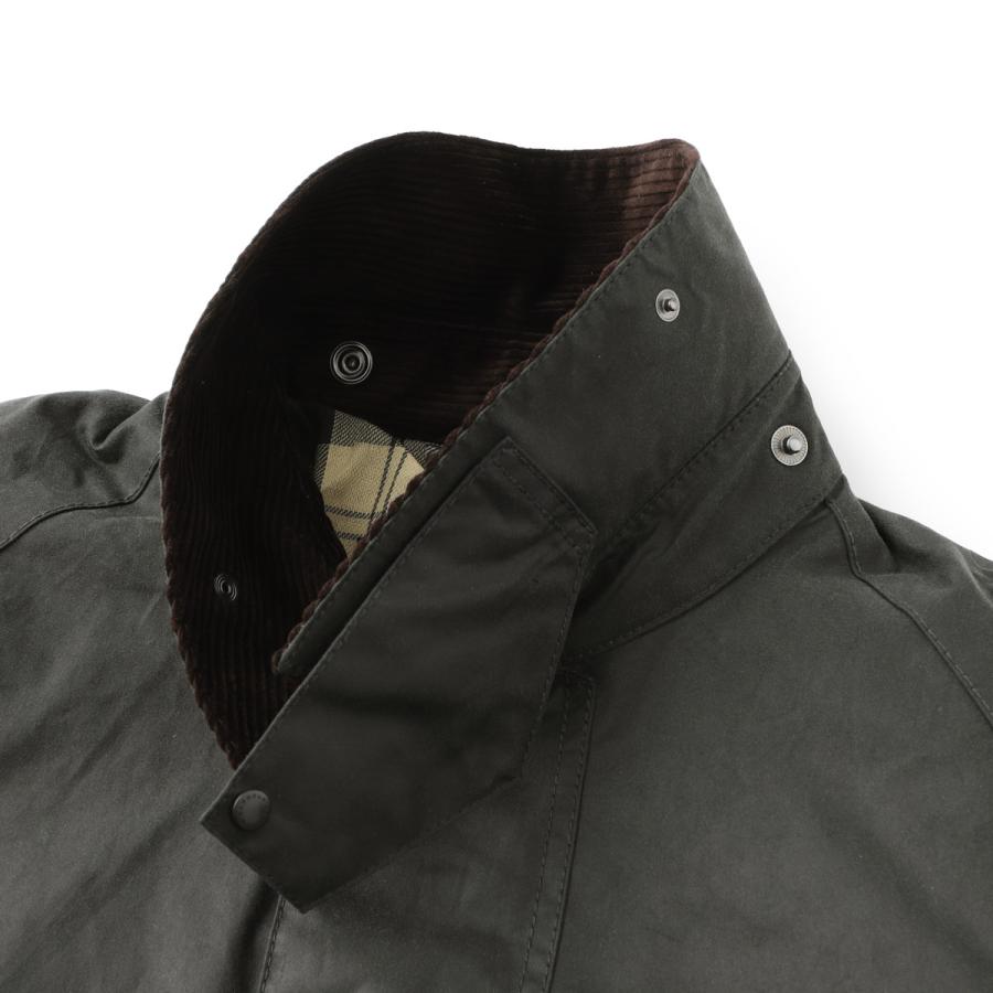 バブアー Barbour ワックスコーティング ジャケット TRANSPORT OVERSIZED WAXED JACKET コーチジャケット メンズ mwx1678sg91-sageの画像