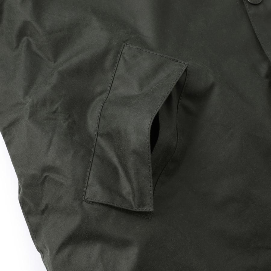 バブアー Barbour ワックスコーティング ジャケット TRANSPORT OVERSIZED WAXED JACKET コーチジャケット メンズ mwx1678sg91-sageの画像