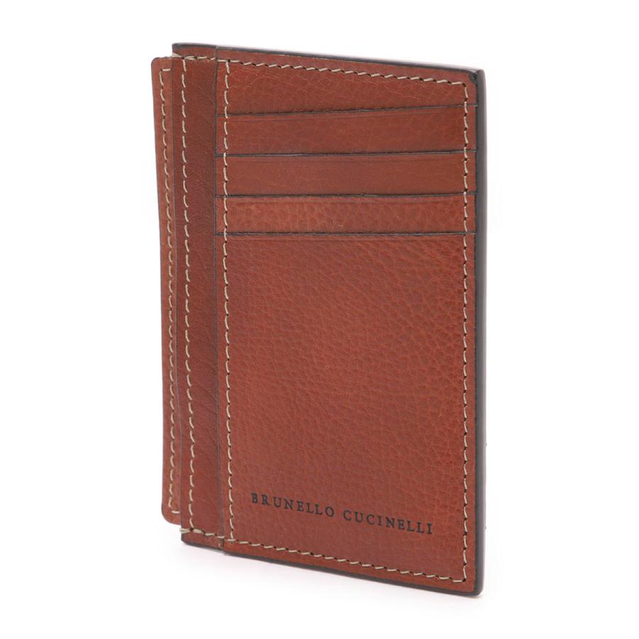 ブルネロクチネリ BRUNELLO CUCINELLI カードケース ブラウン