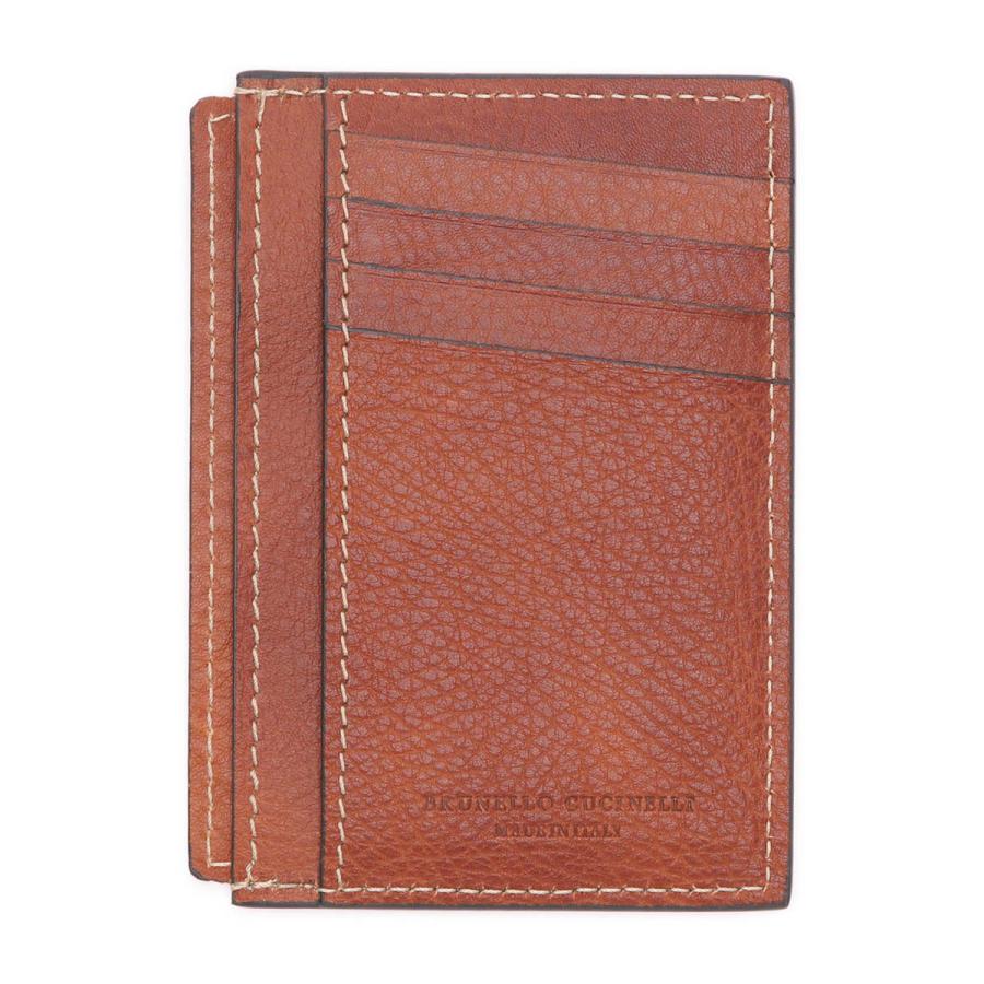ブルネロクチネリ BRUNELLO CUCINELLI カードケース ブラウン メンズ  
