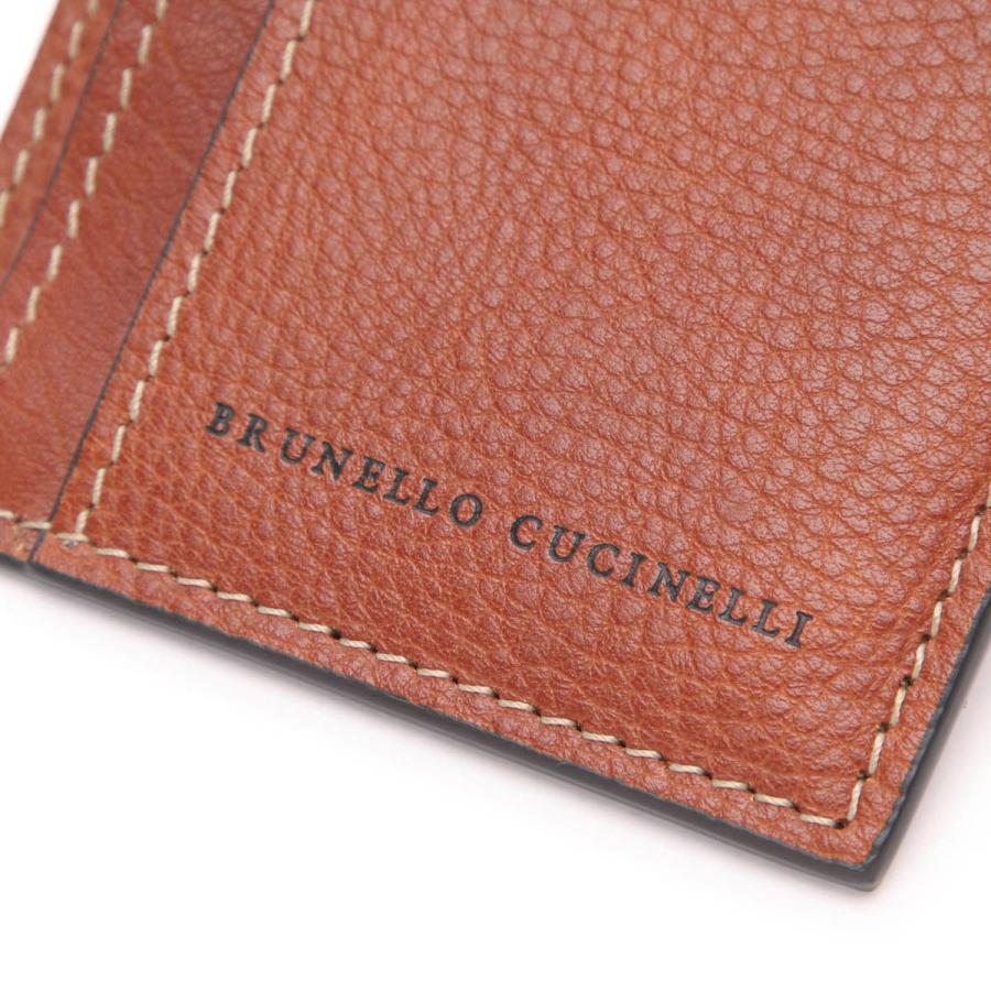 ブルネロクチネリ BRUNELLO CUCINELLI カードケース ブラウン メンズ 