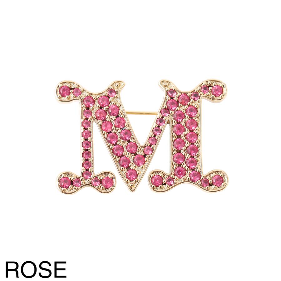 マックスマーラ Max Mara ブローチ MXAFACELLA ブローチ クリスタル ミニ Mロゴ ピンバッジ レディース mxafacella-2614751021600-001の画像