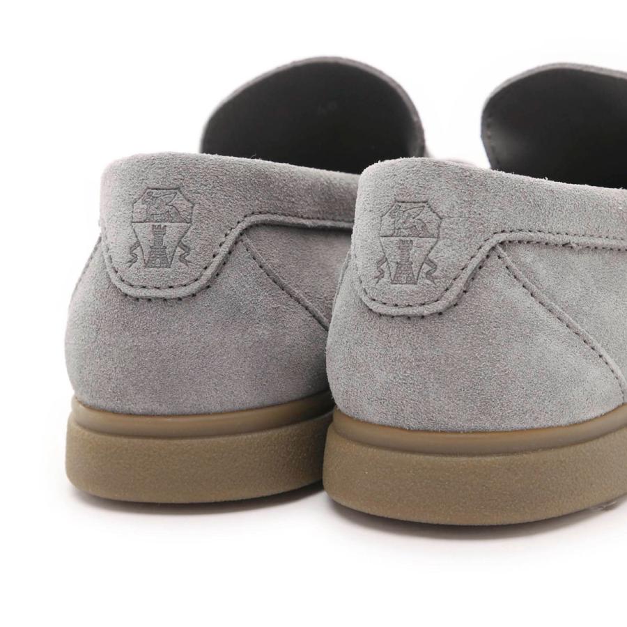 ブルネロクチネリ　グレー スエード スニーカー BRUNELLO CUCINELLI - ブルネロクチネリ BRUNELLO CUCINELLI