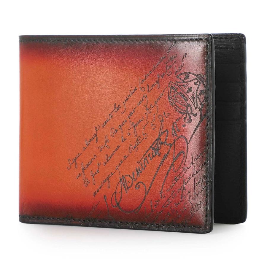 ベルルッティ BERLUTI 2つ折り財布 MAKORE SLIM II JOUR ブラウン 