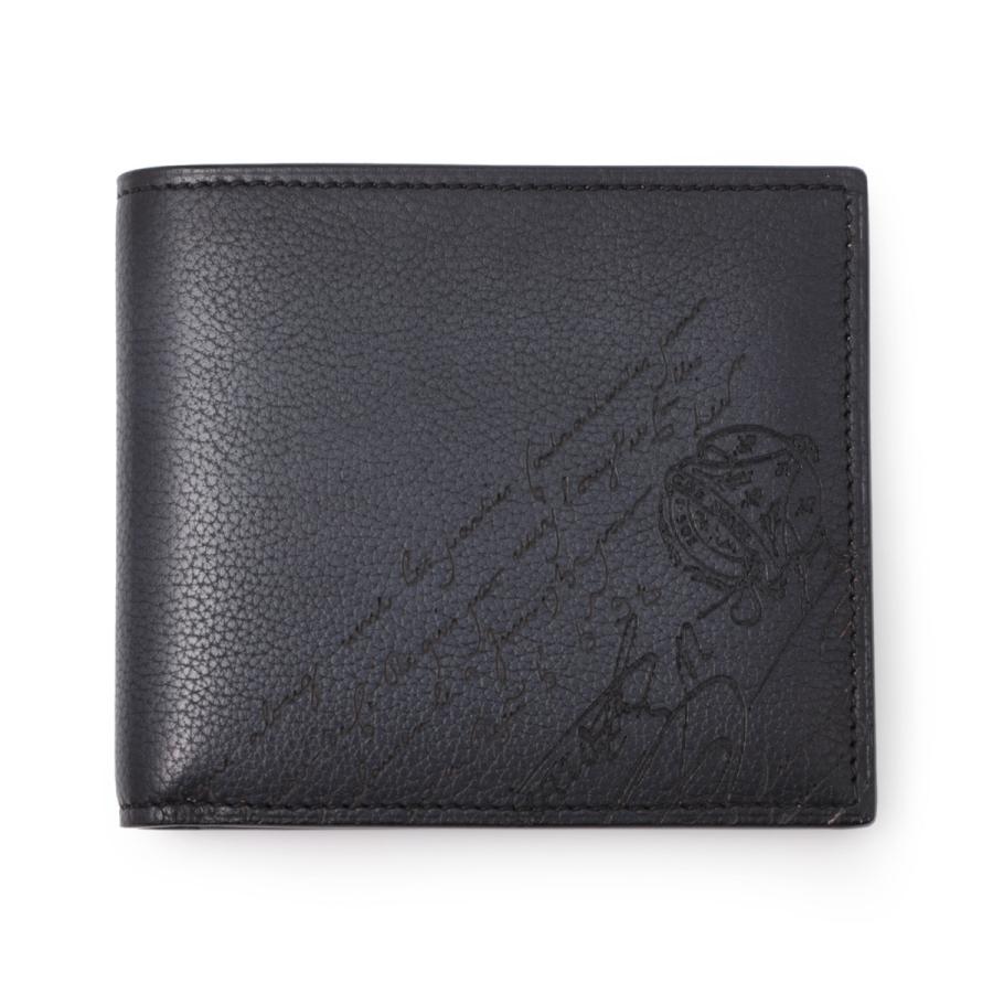 Berluti ベルルッティ BERLUTI 2つ折り財布 MAKORE ブルー メンズ  