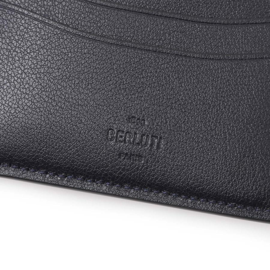 Berluti（ベルルッティ） BERLUTI 2つ折り財布 MAKORE ブルー メンズ