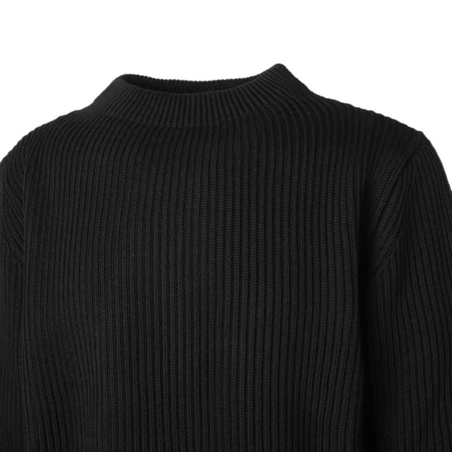 アンデルセンアンデルセン クルーネック 黒 サイズS アンデルセン ANDERSEN-ANDERSEN クルーネックニット NAVY CREWNECK