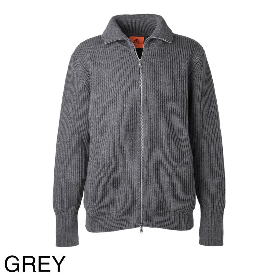 アンデルセン アンデルセン ANDERSEN-ANDERSEN ジップアップ カーディガン NAVY FULL-ZIP POCKETS メンズ navy-full-zip-pockets-greyの画像