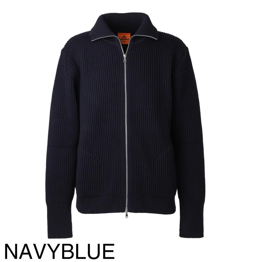 アンデルセン ANDERSEN-ANDERSEN ジップアップ カーディガン NAVY FULL