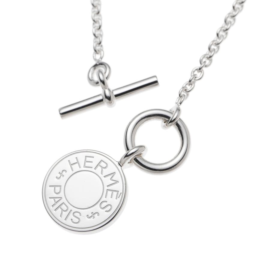 エルメス HERMES ネックレス SELLIER NECKLACE シルバー レディース