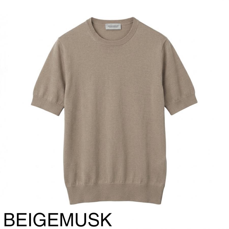 ジョンスメドレー JOHN SMEDLEY クルーネック半袖ニット NELL シーアイランドコットン 30ゲージ MODERN FIT レディース | JOHN SMEDLEY | 10