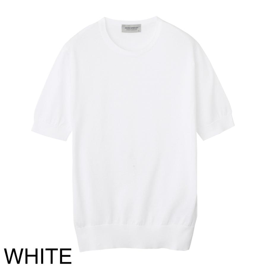 JOHN SMEDLEY（ジョンスメドレー） クルーネック半袖ニット NELL シー