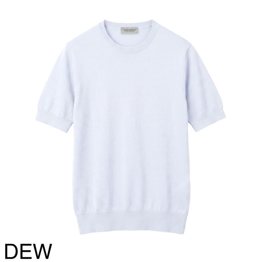 ジョンスメドレー JOHN SMEDLEY クルーネック半袖ニット NELL シーアイランドコットン 30ゲージ MODERN FIT レディース | JOHN SMEDLEY | 12