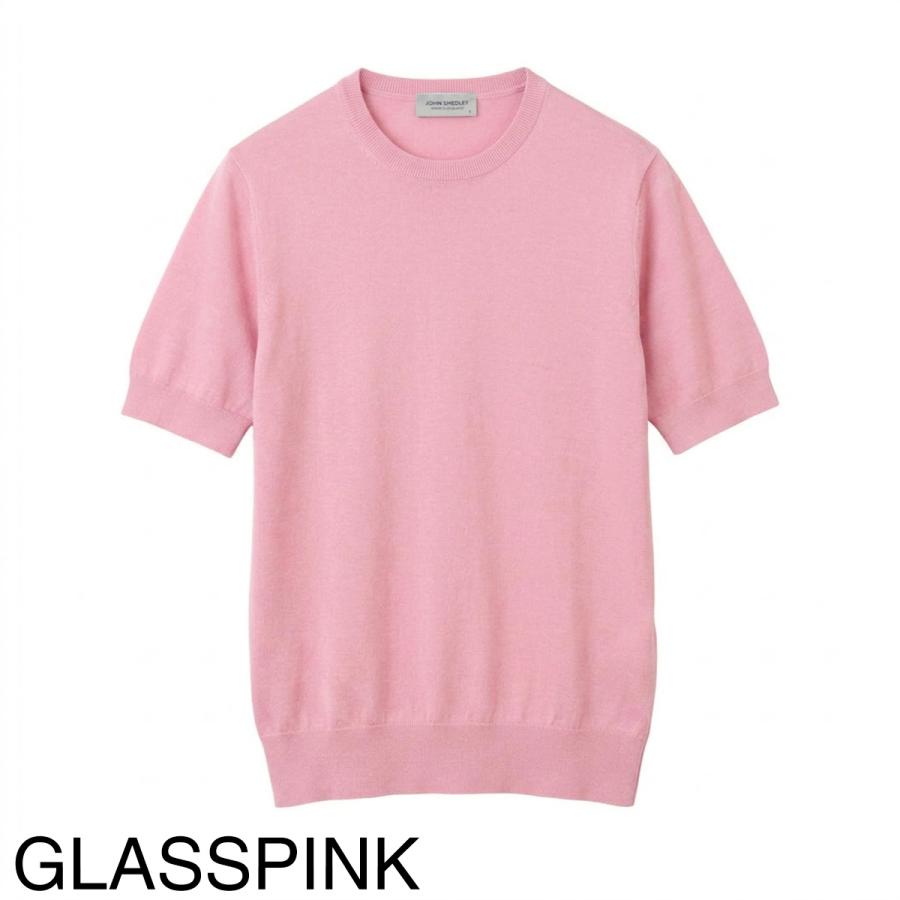 ジョンスメドレー JOHN SMEDLEY クルーネック半袖ニット NELL シーアイランドコットン 30ゲージ MODERN FIT レディース | JOHN SMEDLEY | 14