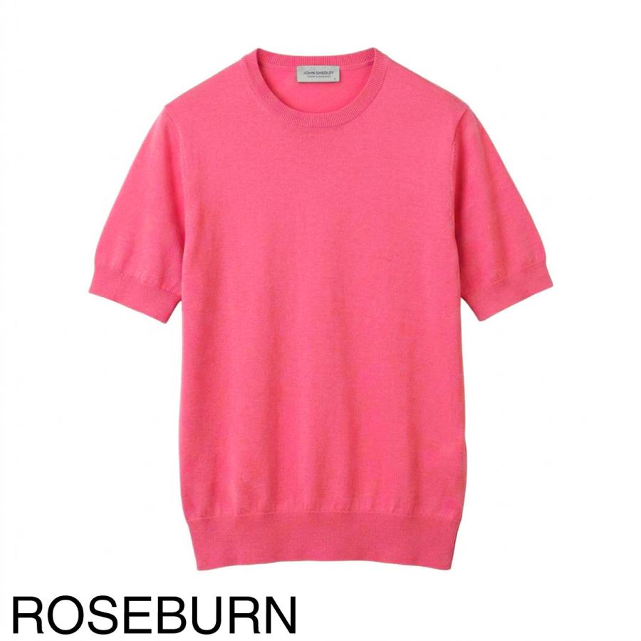 ジョンスメドレー JOHN SMEDLEY クルーネック半袖ニット NELL シーアイランドコットン 30ゲージ MODERN FIT レディース | JOHN SMEDLEY | 15