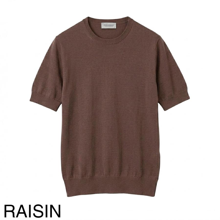 ジョンスメドレー JOHN SMEDLEY クルーネック半袖ニット NELL シーアイランドコットン 30ゲージ MODERN FIT レディース | JOHN SMEDLEY | 16